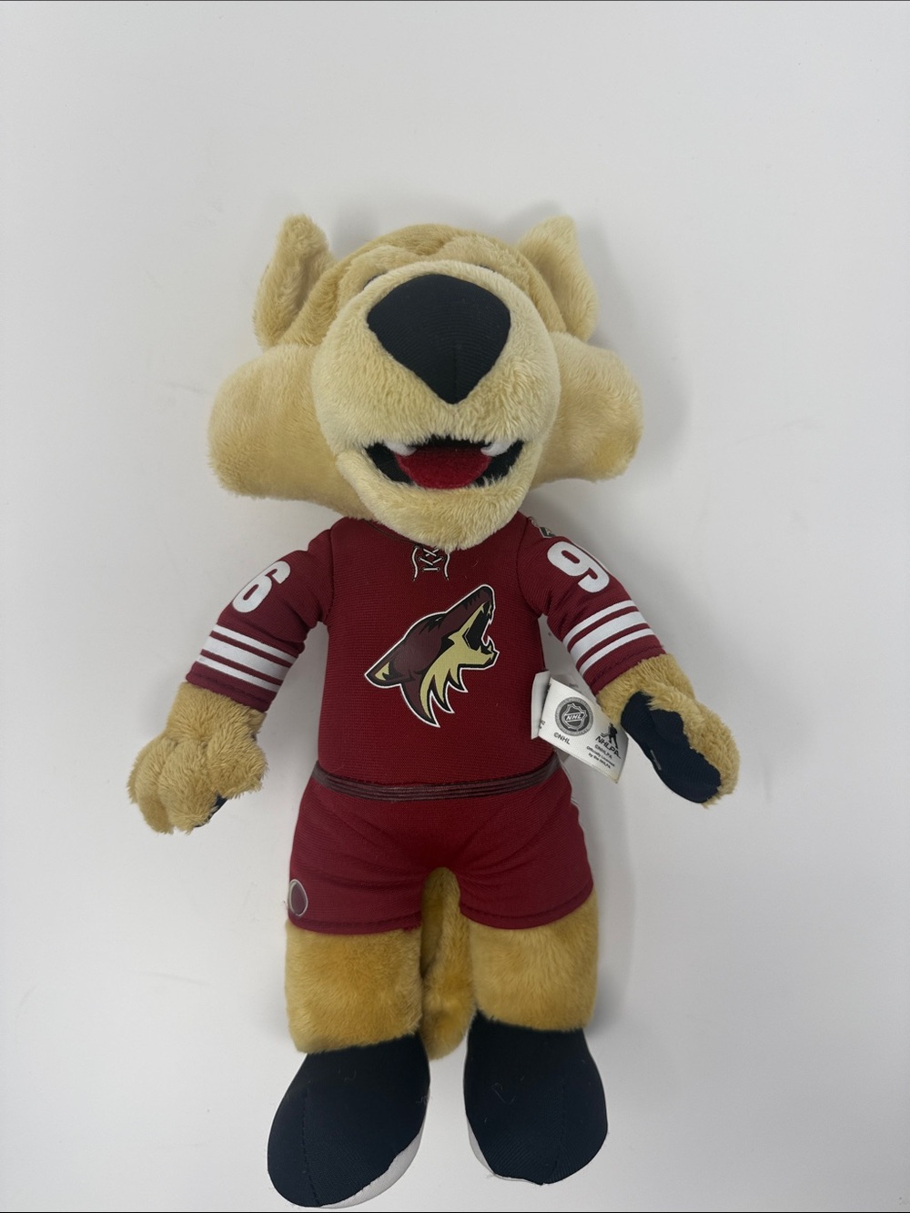 NHL Arizona Coyotes Plush Mascot - Maroon & Tan